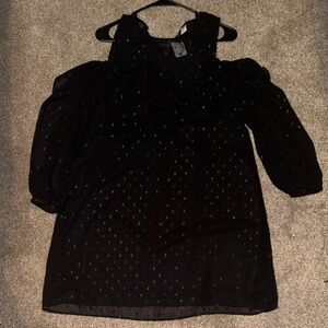 Old Navy Black Midi Dress